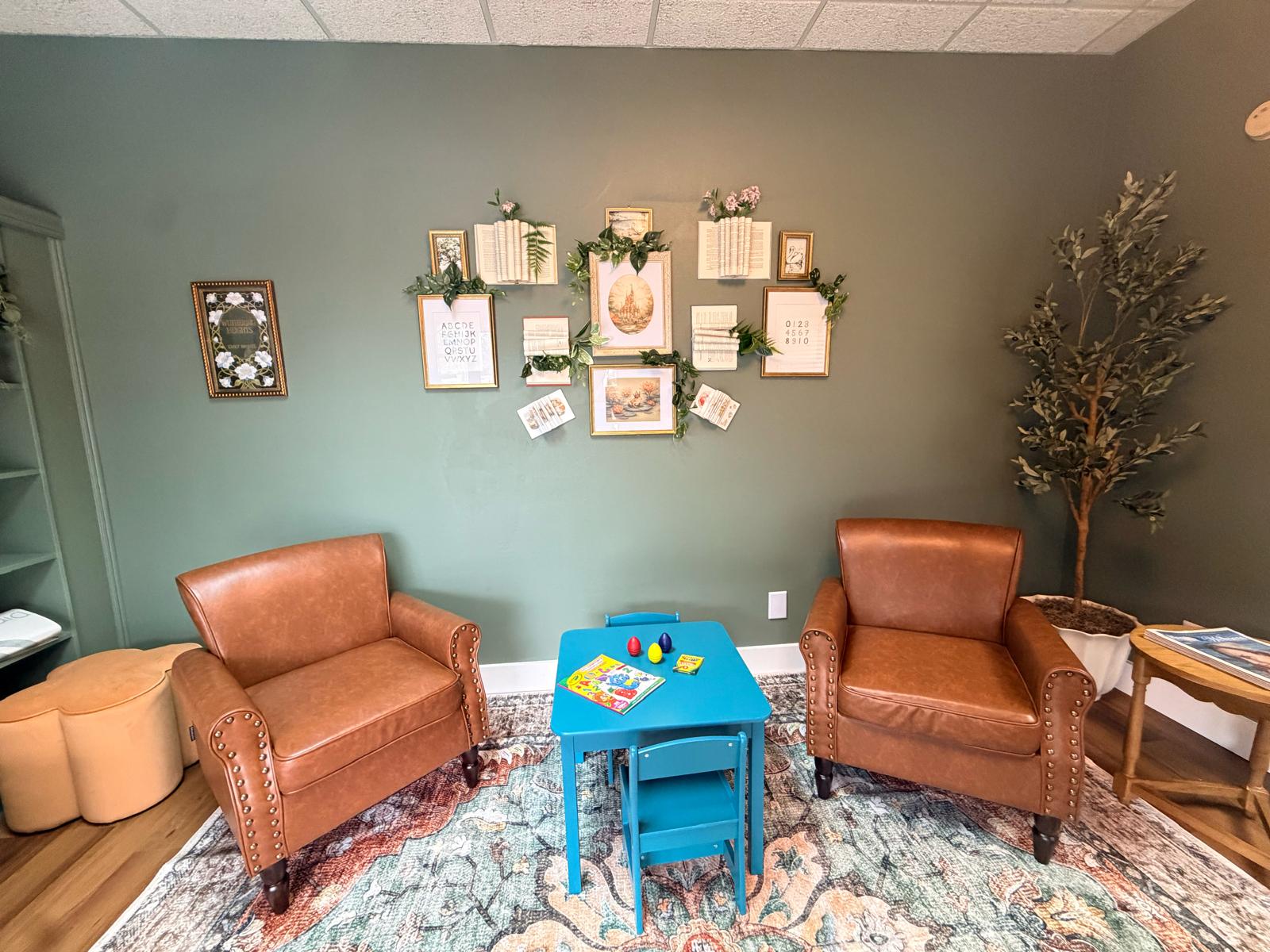 We fit kids waiting room